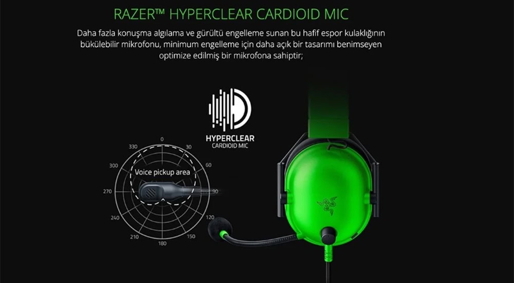 Razer Blackshark V2 X Kulaklık H4