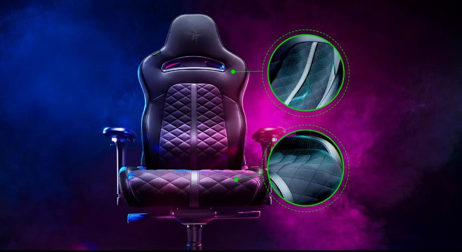 Razer Enki Siyah Oyuncu Koltuğu H3