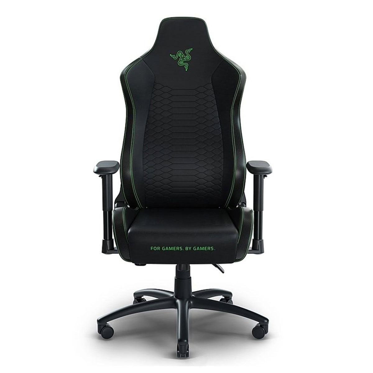 Yüksek ergonomili Razer oyun ofis sandalyesi, konforlu ve dayanıklı tasarımıyla bilgisayar ve oyun bilgisayarı kullanıcıları için ideal. Ayarlanabilir yükseklik ve sırt dayanağı özellikleriyle uzun oyun seanslarına uygun.
