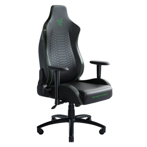 Konforlu gaming bilgisayar koltukası, yüksekliği ayarlanabilir, ergonomik tasarım ve dayanıklı malzeme ile uzun oyun seansları için ideal. Razer markası ve şık tasarımıyla dikkat çekiyor.
