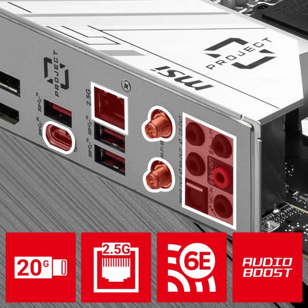 MSI B760M PROJECT ZERO Anakart h11