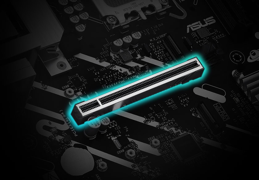 PRIME H810M-A WIFI ASUS ve Adobe Creative Cloud logosu ile birlikte ASUS bilgisayar ve monitör, projeksiyon cihazı ve çeşitli tasarım araçları.
