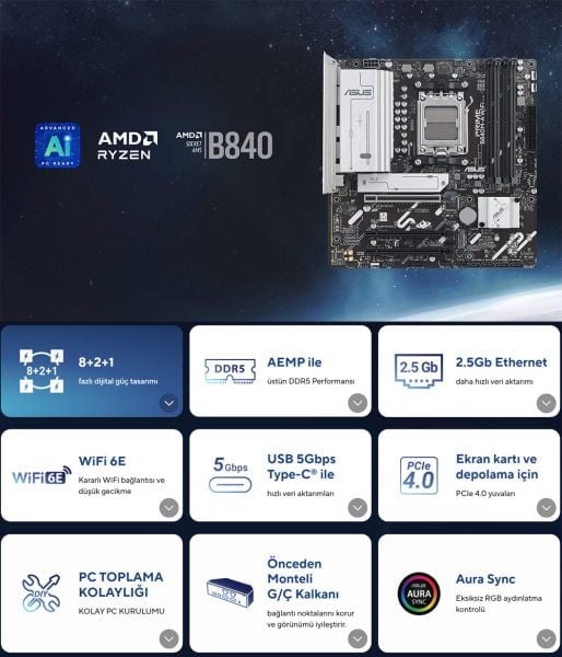 PRIME B840M-A WIFI PRIME B840M-A WIFI