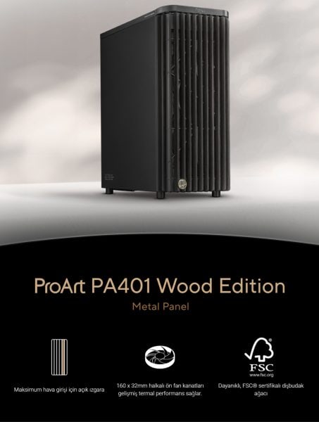ProArt PA401 Wood Edition - Metal Panel ASUS ProArt PA401 Wood Edition Metal Panel Kasa h2