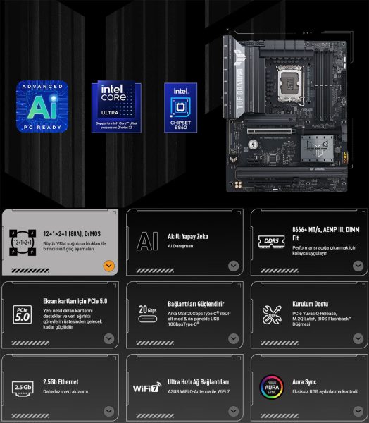 TUF GAMING B860-PLUS WIFI TUF GAMING B860-PLUS WIFI