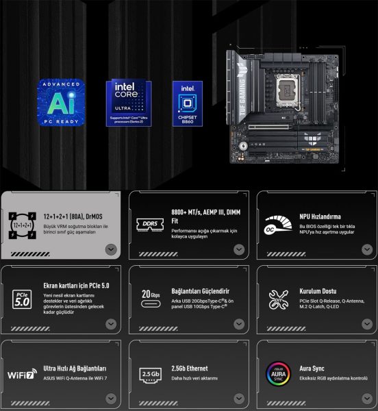 TUF GAMING B860M-PLUS WIFI TUF GAMING B860M-PLUS WIFI