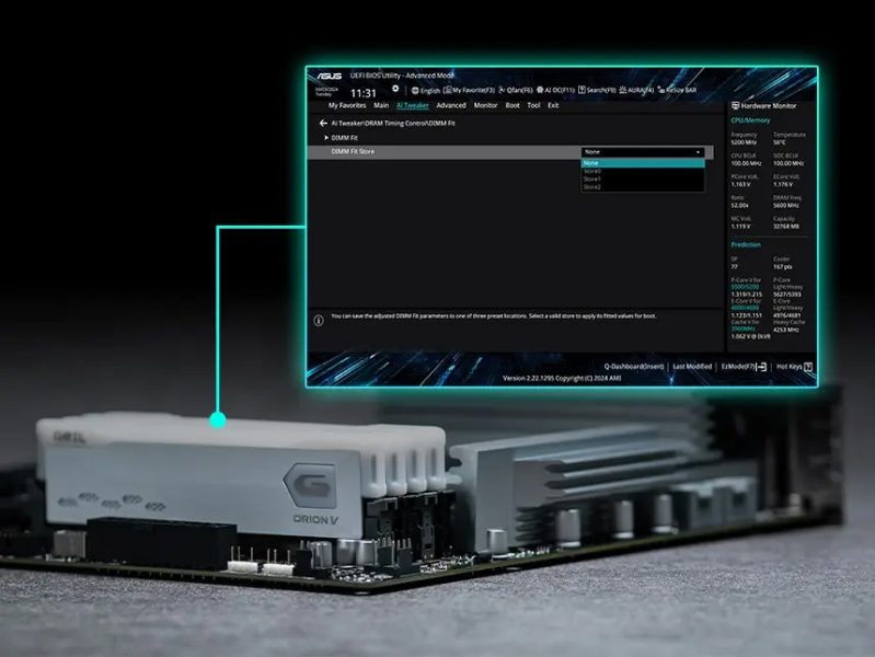 PRIME H810M-A WIFI ASUS ve Adobe Creative Cloud logosu ile birlikte ASUS bilgisayar ve monitör, projeksiyon cihazı ve çeşitli tasarım araçları.