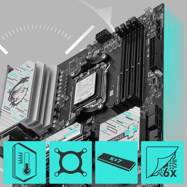 MSI B840 GAMING PLUS WIFI Anakart H4