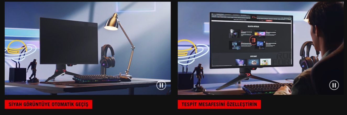 ASUS ROG Swift OLED PG27UCDM Gaming Monitör h9