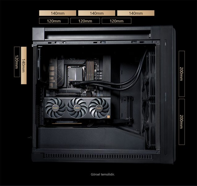 ProArt PA602 Wood Edition - Metal Panel ASUS PROART PA602 Wood Metal Kasa h10