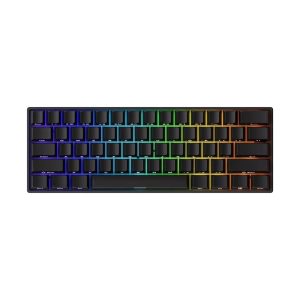 Akko Monsgeek Fun60 Max Shine Through Black Hall Effect Manyetik Switch Argb Kablosuz Hotswap Mekanik Gaming Klavye Y1