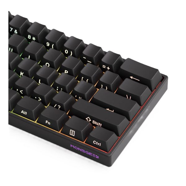 Akko Monsgeek Fun60 Pro Shine Through Black Hall Effect Manyetik Switch Rgb Kablosuz Hotswap Mekanik Gaming Klavye 7