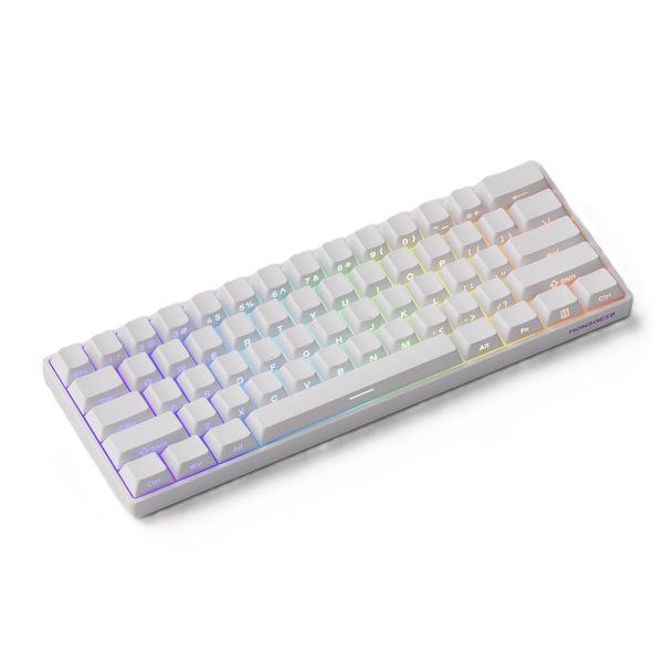 Akko Monsgeek Fun60 Pro Shine Through White Hall Effect Manyetik Switch Argb Kablosuz Hotswap Mekanik Gaming Klavye 4