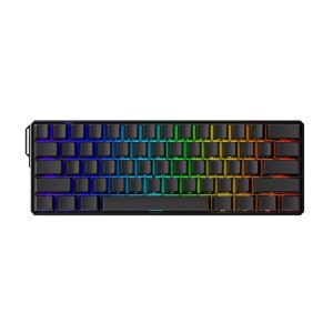 Akko Monsgeek Fun60 Ultra Shine Through Black Hall Effect Manyetik Switch Argb Kablosuz Hotswap Mekanik Gaming Klavye 1