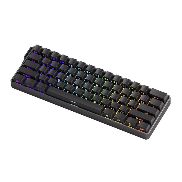 Akko Monsgeek Fun60 Ultra Shine Through Black Hall Effect Manyetik Switch Argb Kablosuz Hotswap Mekanik Gaming Klavye 3