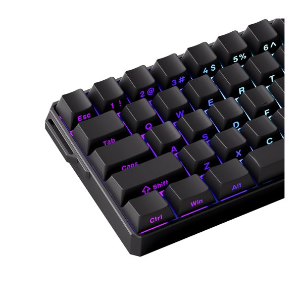 Akko Monsgeek Fun60 Ultra Shine Through Black Hall Effect Manyetik Switch Argb Kablosuz Hotswap Mekanik Gaming Klavye 6