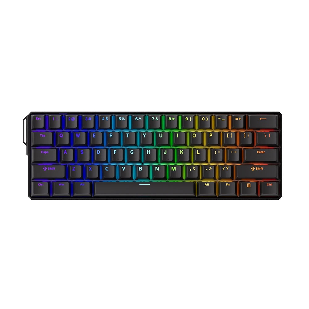 Akko Monsgeek Fun60 Ultra Shine Through Black Tmr Hall Effect Manyetik Switch Argb Kablosuz Hotswap Mekanik Gaming Klavye 1