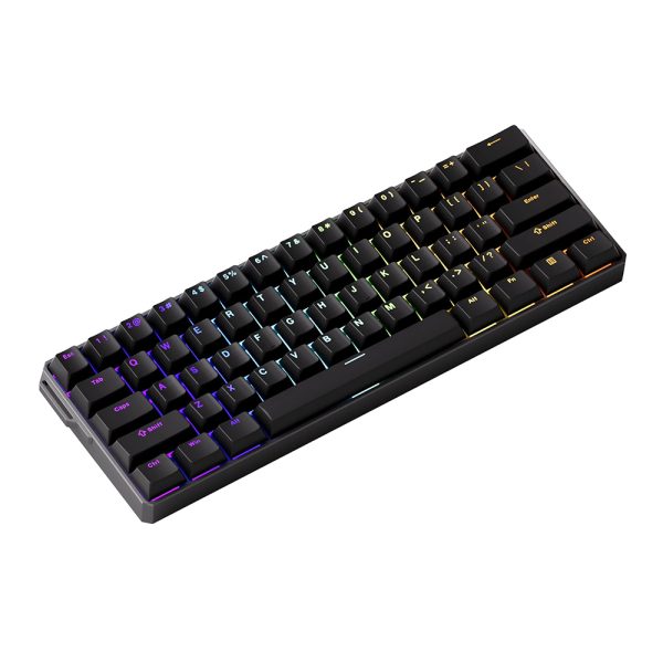 Akko Monsgeek Fun60 Ultra Shine Through Black Tmr Hall Effect Manyetik Switch Argb Kablosuz Hotswap Mekanik Gaming Klavye 2