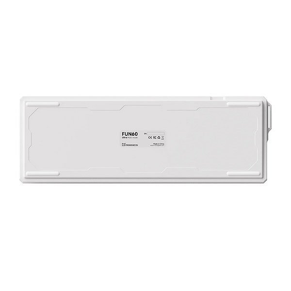 Akko Monsgeek Fun60 Ultra Shine Through White Hall Effect Manyetik Switch Argb Kablosuz Hotswap Mekanik Gaming Klavye 7