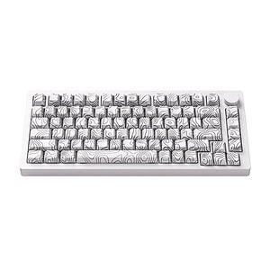 Akko Monsgeek M1 V5 Contour Lines White Rgb Kablosuz Hotswap Mekanik Gaming Klavye 2