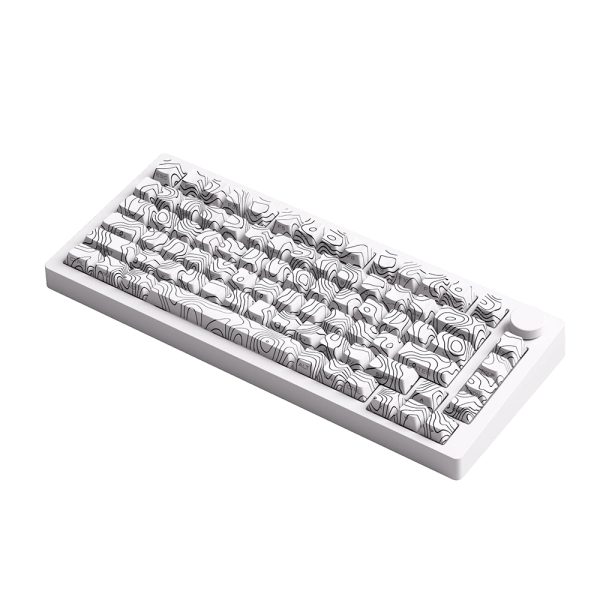 Akko Monsgeek M1 V5 Contour Lines White Rgb Kablosuz Hotswap Mekanik Gaming Klavye 4