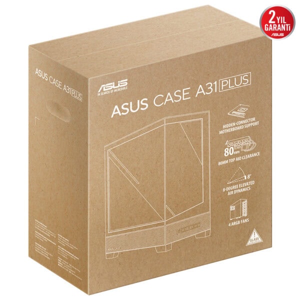 Asus A31 Plus Tg Argb Beyaz Temperli Cam Usb 3 2 Mid Tower Matx Gaming Kasa 17