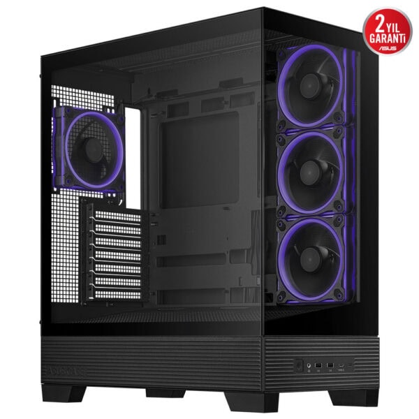 Asus A31 Plus Tg Argb Siyah Temperli Cam Usb 3 2 Mid Tower Matx Gaming Kasa 5