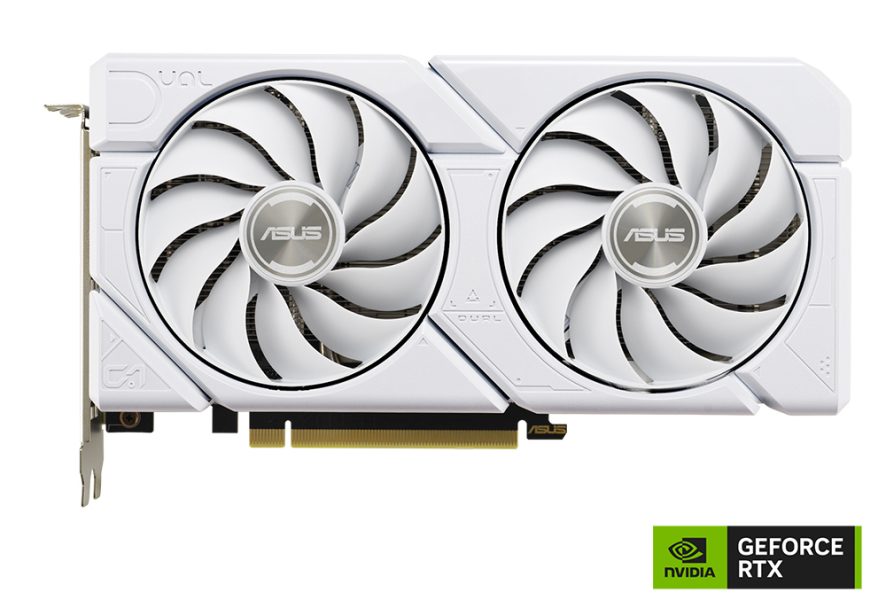 ASUS Dual GeForce RTX™ 4060 EVO White OC Edition 8GB GDDR6 ASUS Dual GeForce RTX™ 4060 EVO White OC Edition 8GB GDDR6