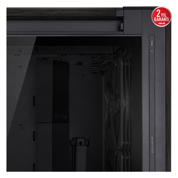 Asus Proart Pa602 Wood Edition Temperli Cam Usb 3 2 Mid Tower E Atx Siyah Kasa 8