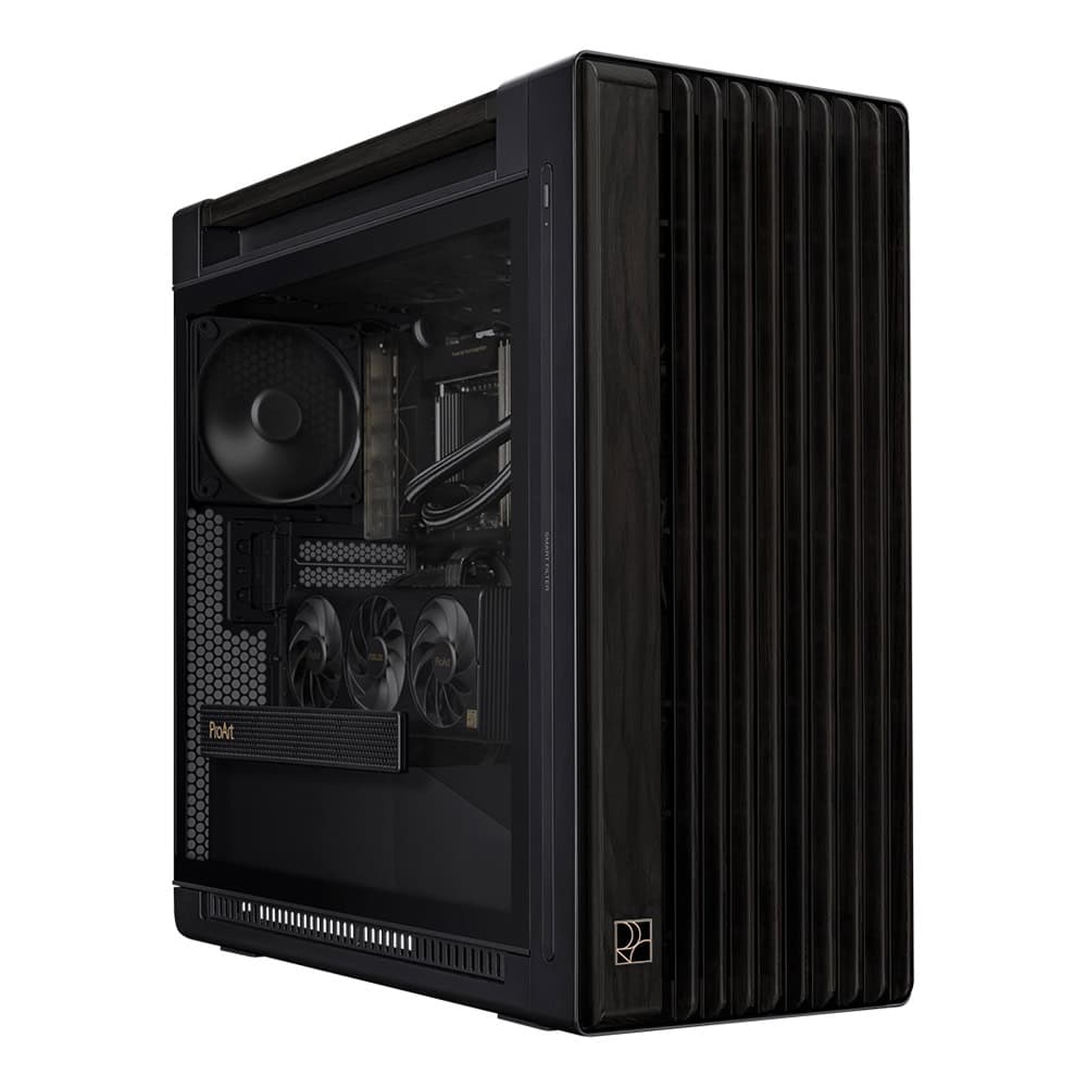 Asus Proart Pa602 Wood Edition Temperli Cam Usb 3 2 Mid Tower E Atx Siyah Kasa Y3