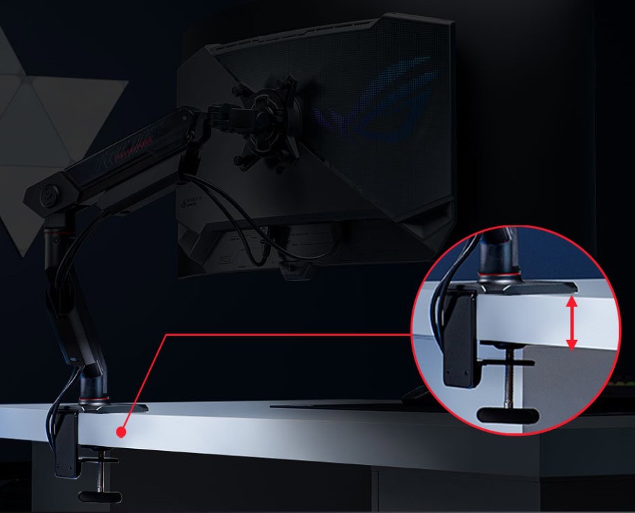 Asus Rog Aas01 Ergonomik Monitör Kolu H3
