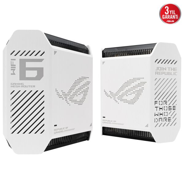 Asus Rog Rapture Gt6 Ax10000 Tri Band Wifi6 Gaming Mesh Sistemi Beyaz Ikili Paket 7