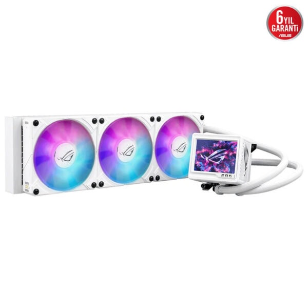 Asus Rog Ryujin Iii 360 Argb Extreme 360mm Intel Amd Uyumlu Beyaz İşlemci Sıvı Soğutucu 4