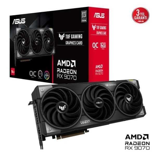 Asus Tuf Gaming Radeon Rx 9070 Oc 16gb Gddr6 256 Bit Ekran Karti Y2