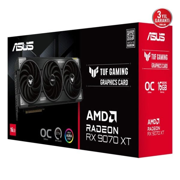 Asus Tuf Gaming Radeon Rx 9070 Xt Oc 16gb Gddr6 256 Bit Ekran Karti 14