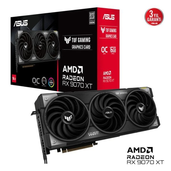 Asus Tuf Gaming Radeon Rx 9070 Xt Oc 16gb Gddr6 256 Bit Ekran Karti 2