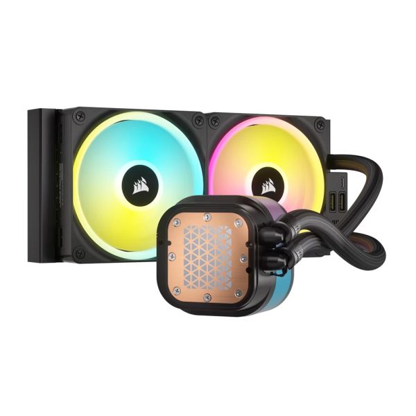 Corsair Icue Link H100i Rgb 240mm Intel Amd Uyumlu Islemci Sivi Sogutucu Cw 9061001 Ww 3