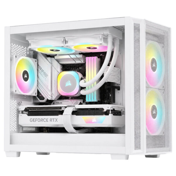 Corsair Icue Link H100i Rgb Aio White 240mm Intel Amd Uyumlu Beyaz Islemci Sivi Sogutucu Cw 9061005 Ww T2