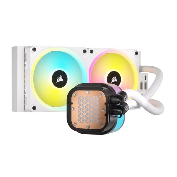 Corsair Icue Link H100i Rgb White 240mm Intel Amd Uyumlu Beyaz Islemci Sivi Sogutucu Cw 9061005 Ww 3