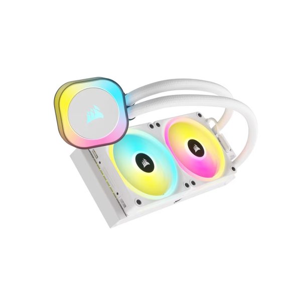 Corsair Icue Link H100i Rgb White 240mm Intel Amd Uyumlu Beyaz Islemci Sivi Sogutucu Cw 9061005 Ww 5