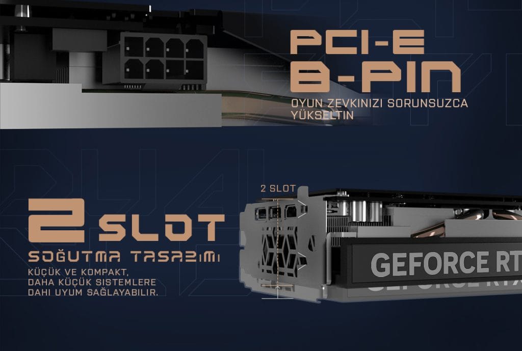 GALAX GeForce RTX 4060 1-Click OC 2X V3 8GB Ekran Kartı h6