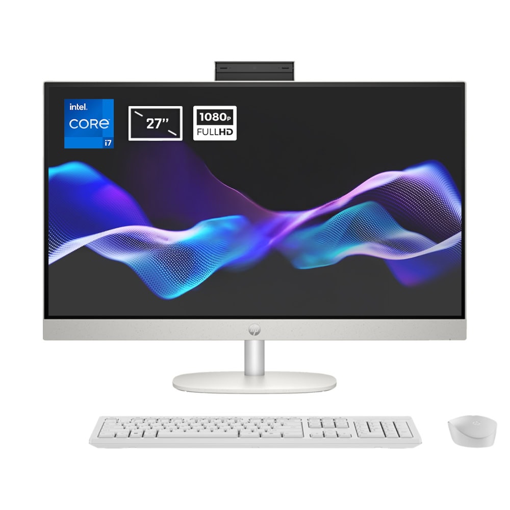 Hp 27 Cr0003nt 898b3ea Intel Core I7 1355u 16gb Ddr4 1tb Ssd 27 Inc Full Hd Freedos Beyaz All In One Bilgisayar Yh1