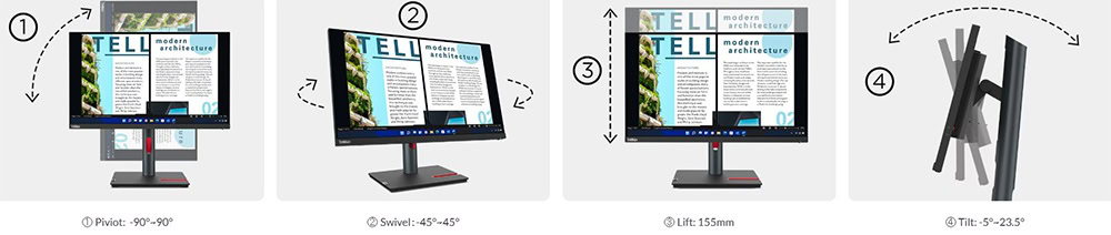 Lenovo Thinkvision P24h 30 Monitör H15