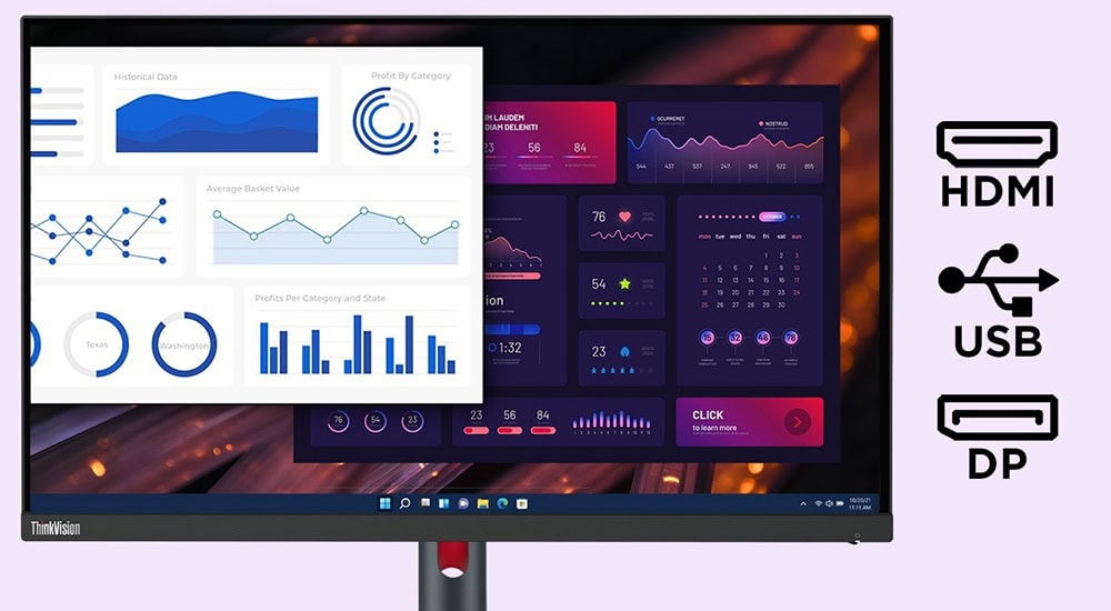 Lenovo Thinkvision P24h 30 Monitör H9