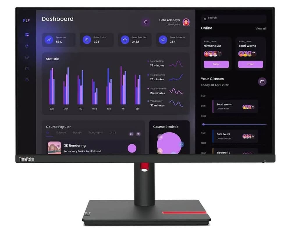 Lenovo Thinkvision T24i 30 Monitör H1