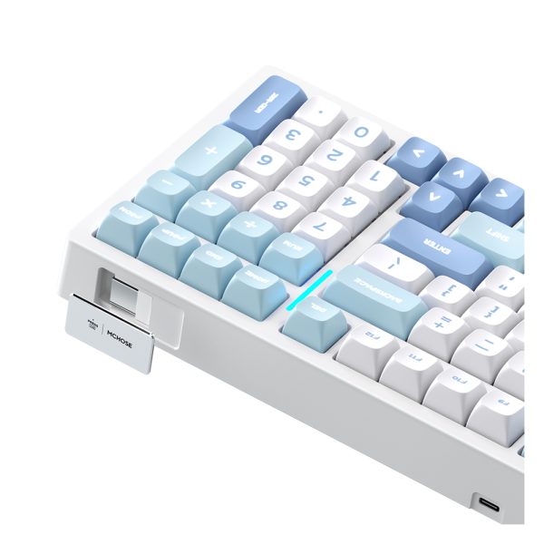 Mchose G98 98 Rgb Kablosuz Hotswap Mavi Mekanik Gaming Klavye Mc G98 2 5