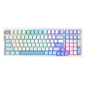 Mchose G98 98 Rgb Kablosuz Hotswap Mavi Mekanik Gaming Klavye Mc G98 2 Y1