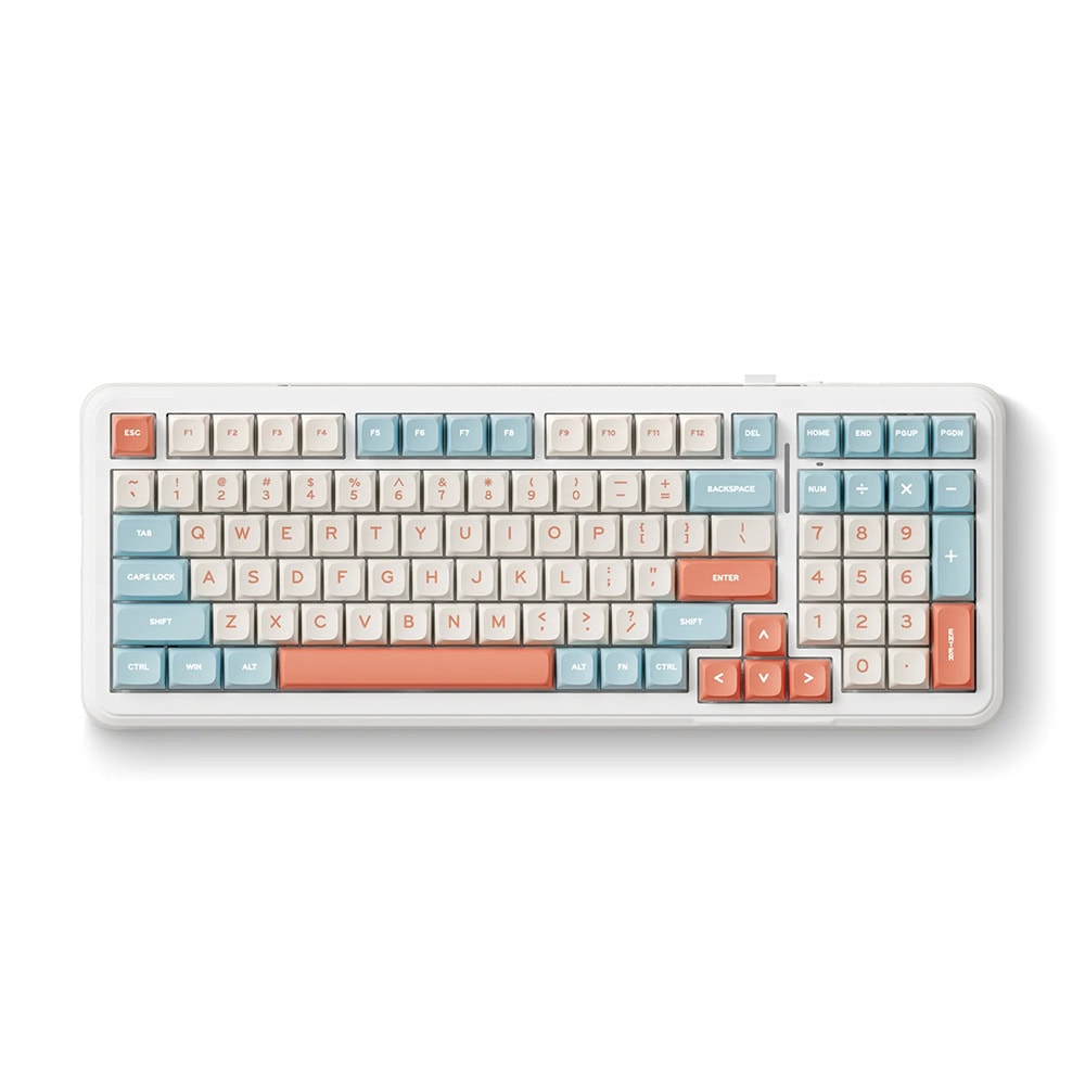 Mchose K99 98 Rgb Kablosuz Hotswap Horizon Orange Mekanik Gaming Klavye Mc K99 4a 1