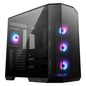 Msi Mag Pano 100r Pz Argb Panaromik Temperli Cam Usb 5 0 Atx Mid Tower Siyah Gaming Kasa 1