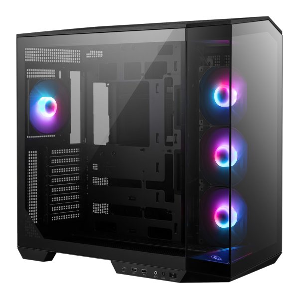 Msi Mag Pano 100r Pz Argb Panaromik Temperli Cam Usb 5 0 Atx Mid Tower Siyah Gaming Kasa 2